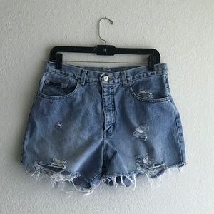 NY Jeans New York & Company distressed shorts